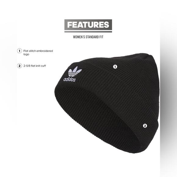 NWT - Adidas - WM Original Trefoil Beanie - Picture 2 of 8